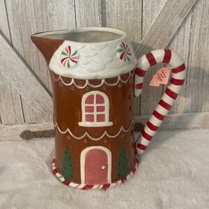 Gingerbread House Holiday Pitcher
